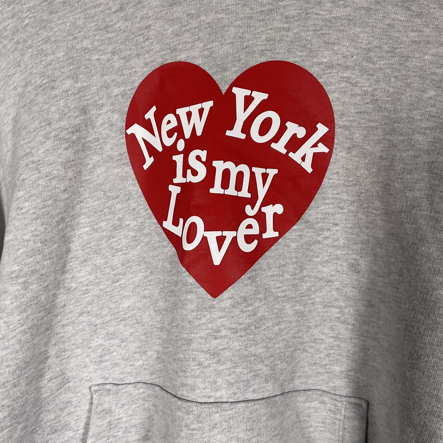 Madewell Alexa Chung New York Is My Lover Tourist Grey Hoodie Jacket - Size M