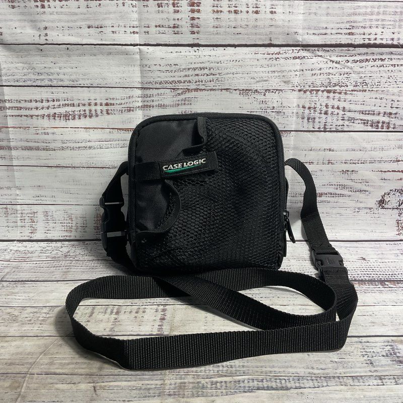 Case Logic Vintage Black Portable Cd Player Case Walkman Discman Shoulder Bag