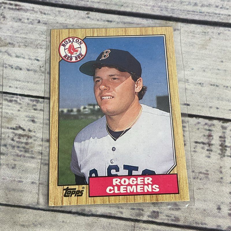 Lot Of 4 Vtg. Roger Clemens Ungraded Baseball Cards Topps Donruss Fleer