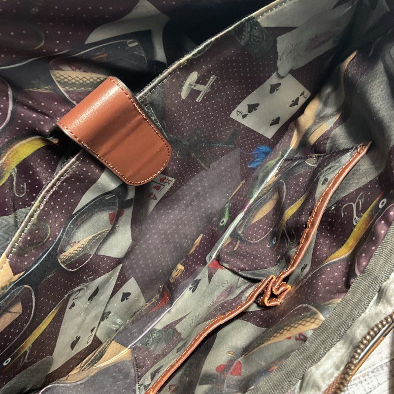 Ted Baker Brown Leather Messenger Bags Shoulder Strap Briefcase