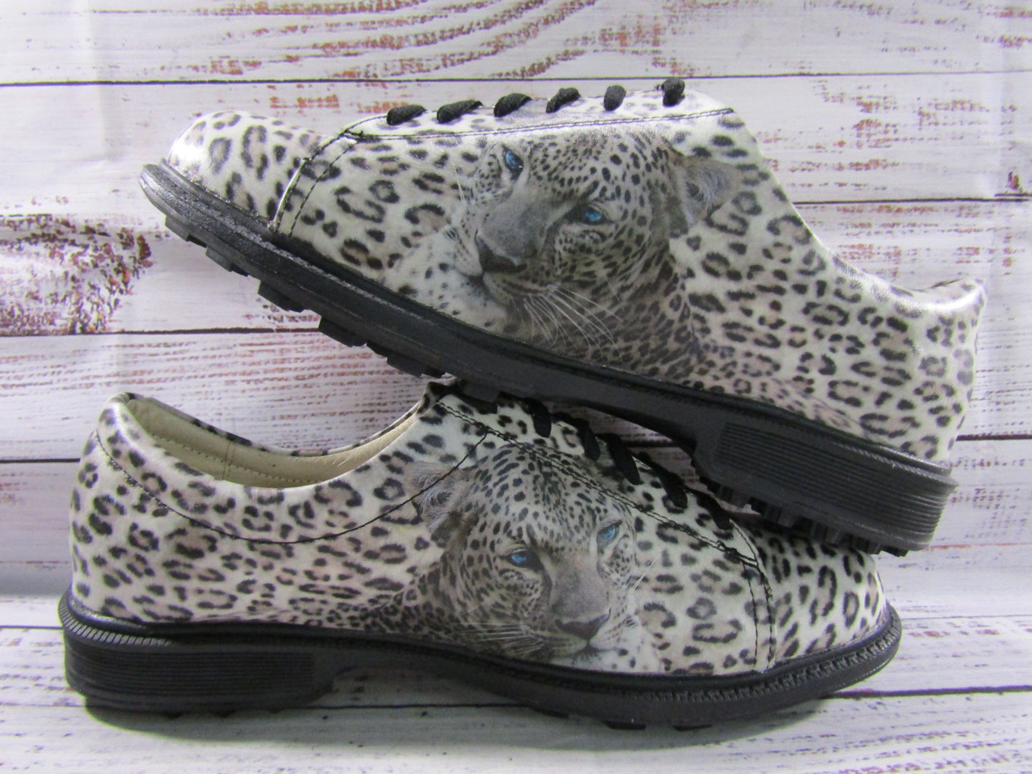 Icon Jolie Women's Multicolor Snow Leopard Print Sneakers Size 11