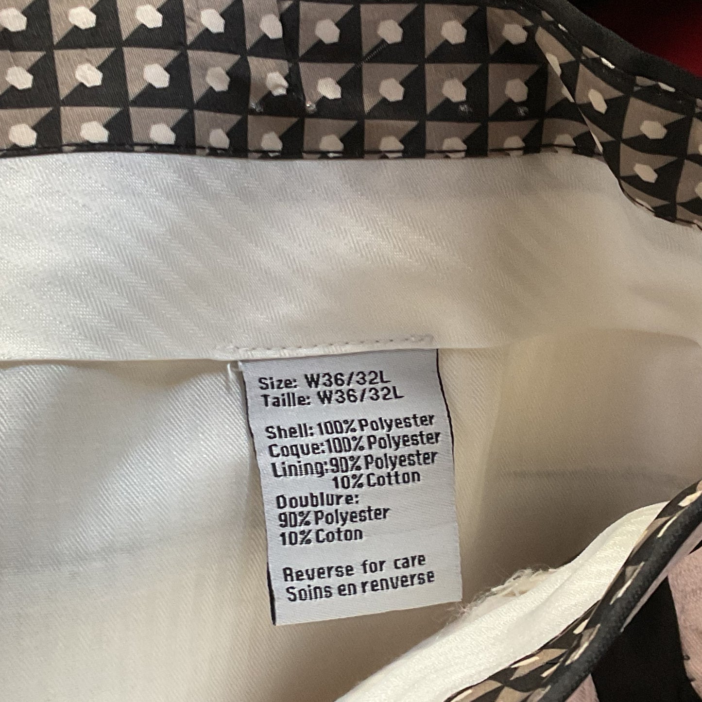 NWT PAISLEY & GRAY Men's Off White Paisley Slim Fit Tuxedo- SZ 42R & 36W Pants