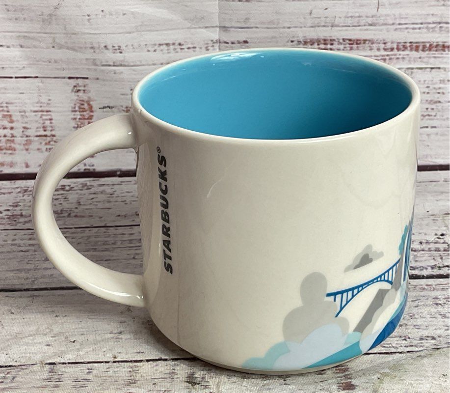 Starbucks You Are Here Canada Niagara Falls Set of 2 Mugs Multicolor