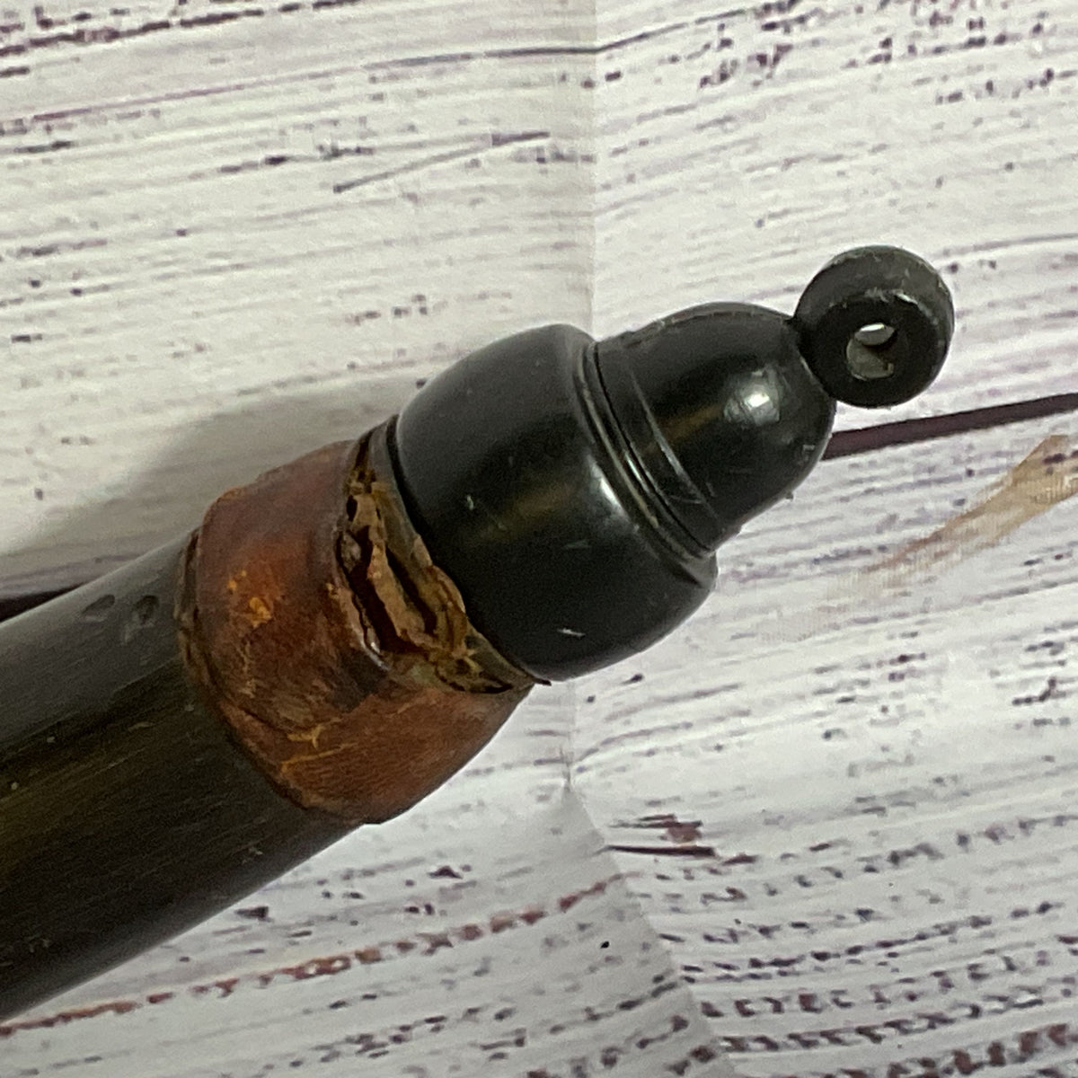 VTG./ANTIQUE Powder Horn 17"- MISSING STRAP