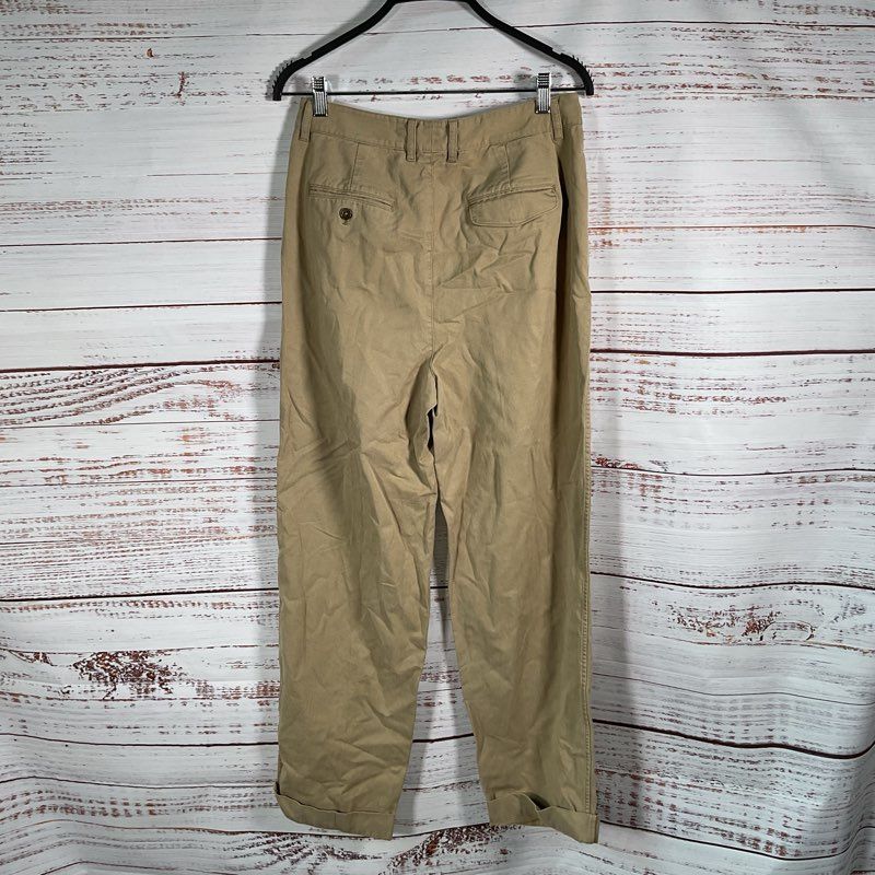 NWT Alex Mill Keaton Double Pleat Coriander Tan Twill Pants - Size 6
