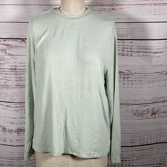 NWT LESET Women's Mint Green Lori High Low Crewneck Sweater- SZ S