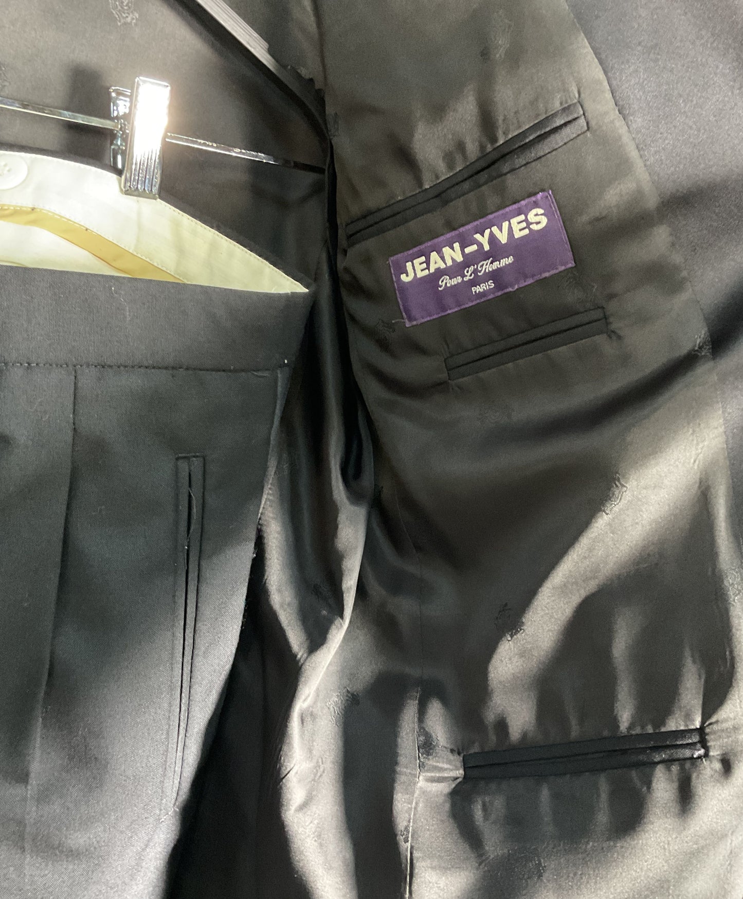 Jean-Yves Paris Tuxedo Blazer And Pants Black 42R 36R
