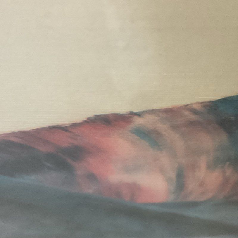 Pencil Signed MICHAEL JOHN MARCH "Purple Tide" Lithograph Print