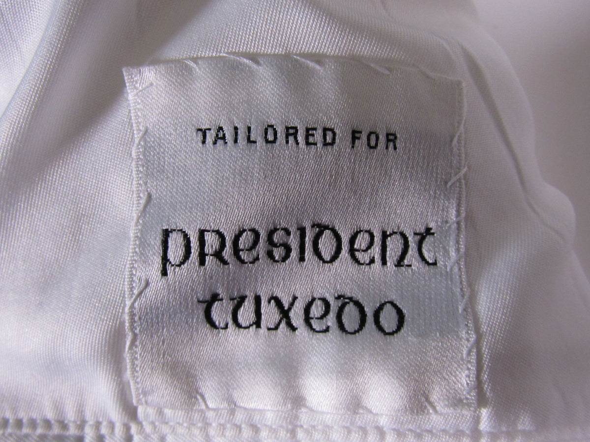 Raffinati Men's White Tuxedo Jacket Size 44 R Made in The U.S.A.
