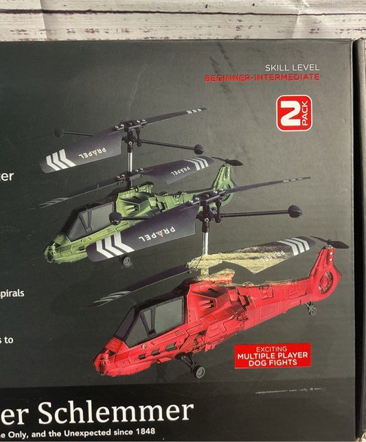 The Air Combat Battling Helicopters 2 Pack 2.4ghz Hammacher Schlemmer Motion