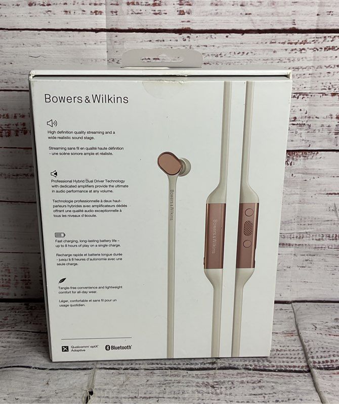 Bowers & Wilkins PI3 Bluetooth Wireless Headphones Rose Gold