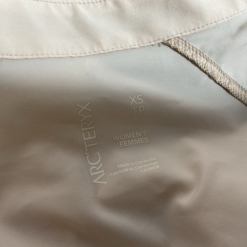 ARC'TERYX Women's Ivory Long Sleeve Shirt Dress with Pockets- SZ XS