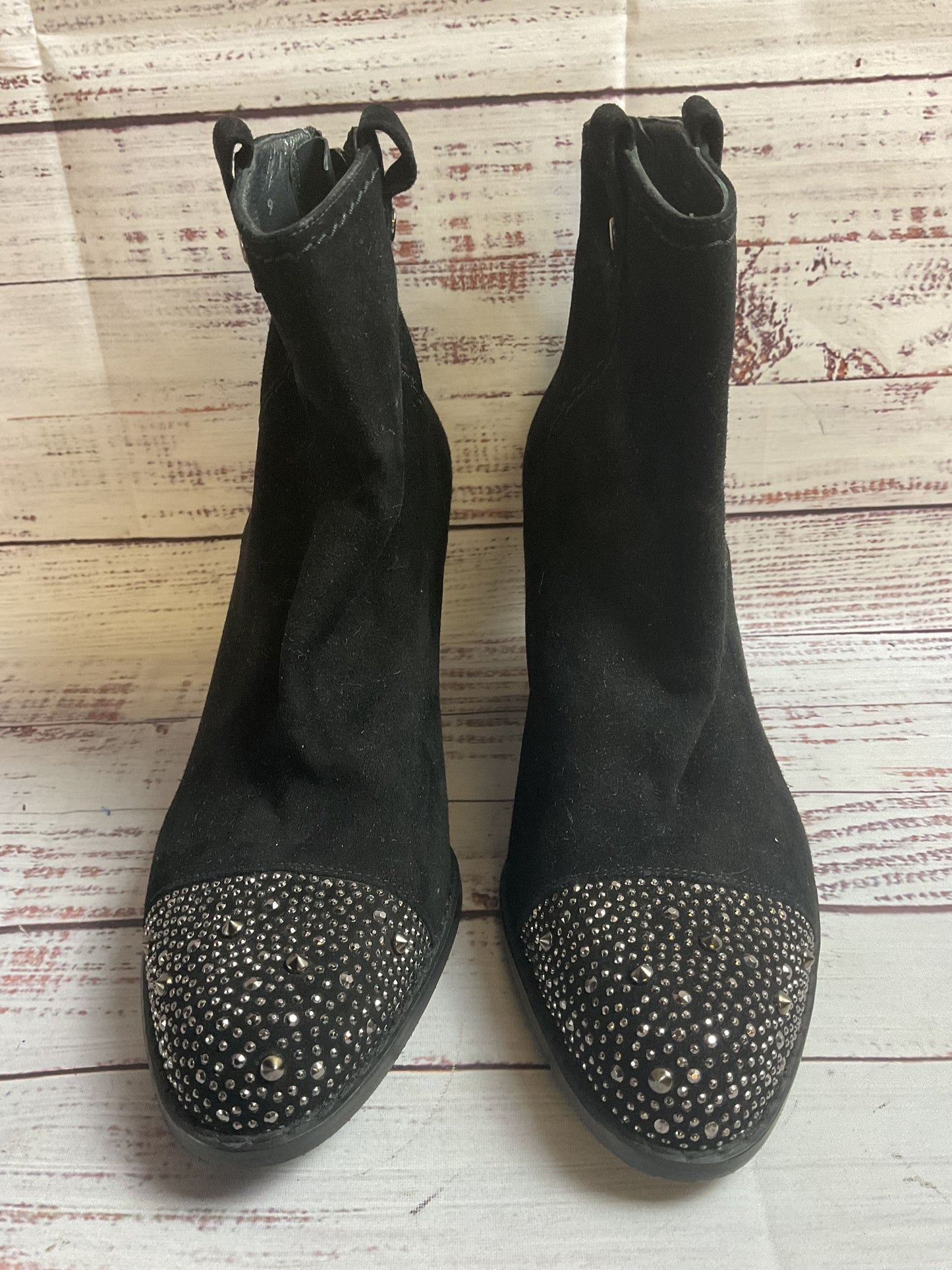 Stuart Weitzman Black Pump Boot Women 9