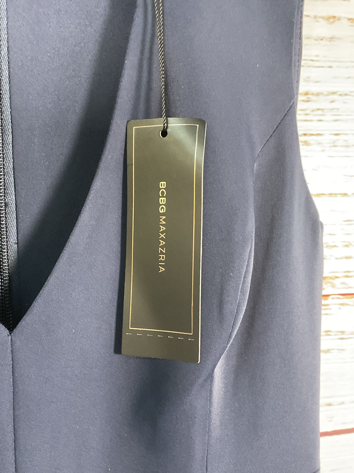 BCBG Maxazria Navy "Clare" Dress with Pockets - Size 0