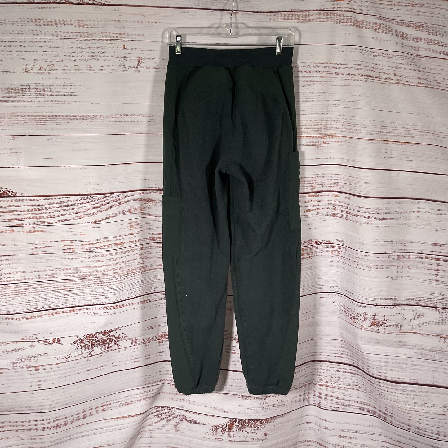 Alo Yoga Polar Fleece Wintry Charcoal Green Pants - Size S