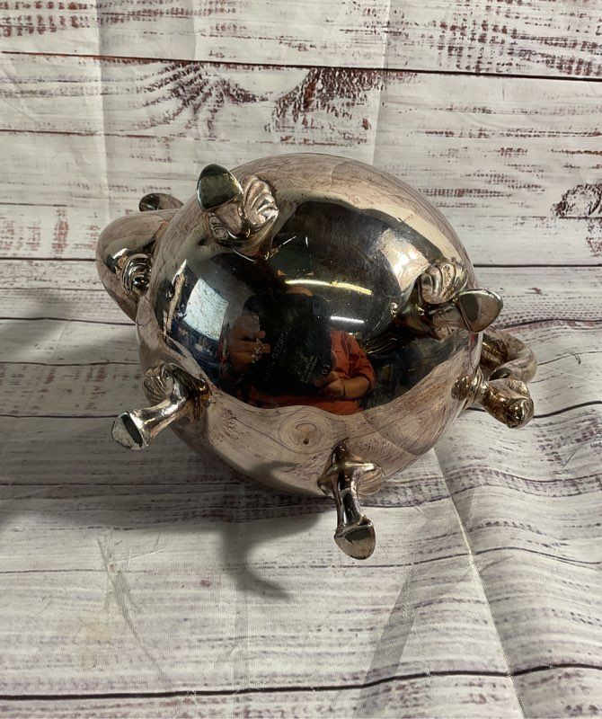 Vintage King George Silver Company Silver Plated Tea Pot 10.5"
