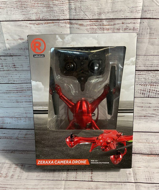 NEW Zeraxa Camera Drone Indoor/Outdoor Radioshack Red