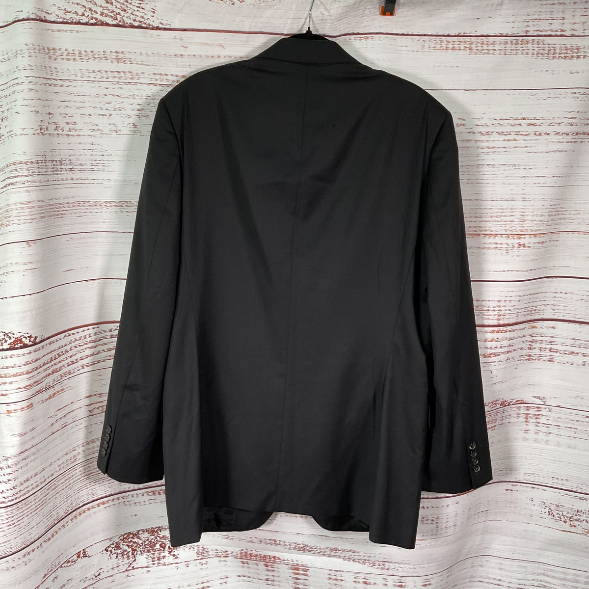 Hugo Boss Black Jacquard Stripe 2 Button Non Shatnez Blazer Jacket - Size 42