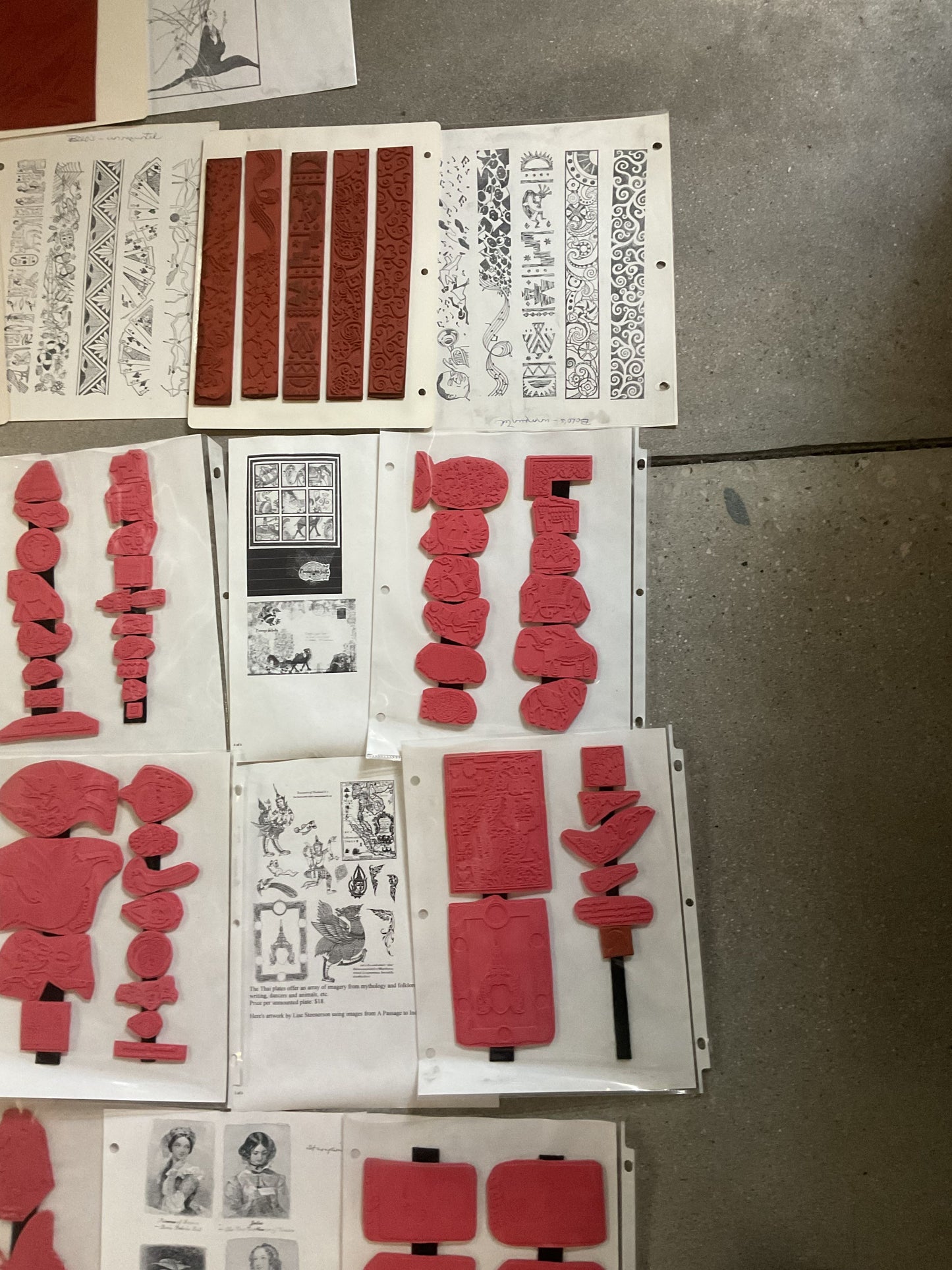 Zitiology Stamp In Hand Rubber Ink Stamps Misc Lot Binders
