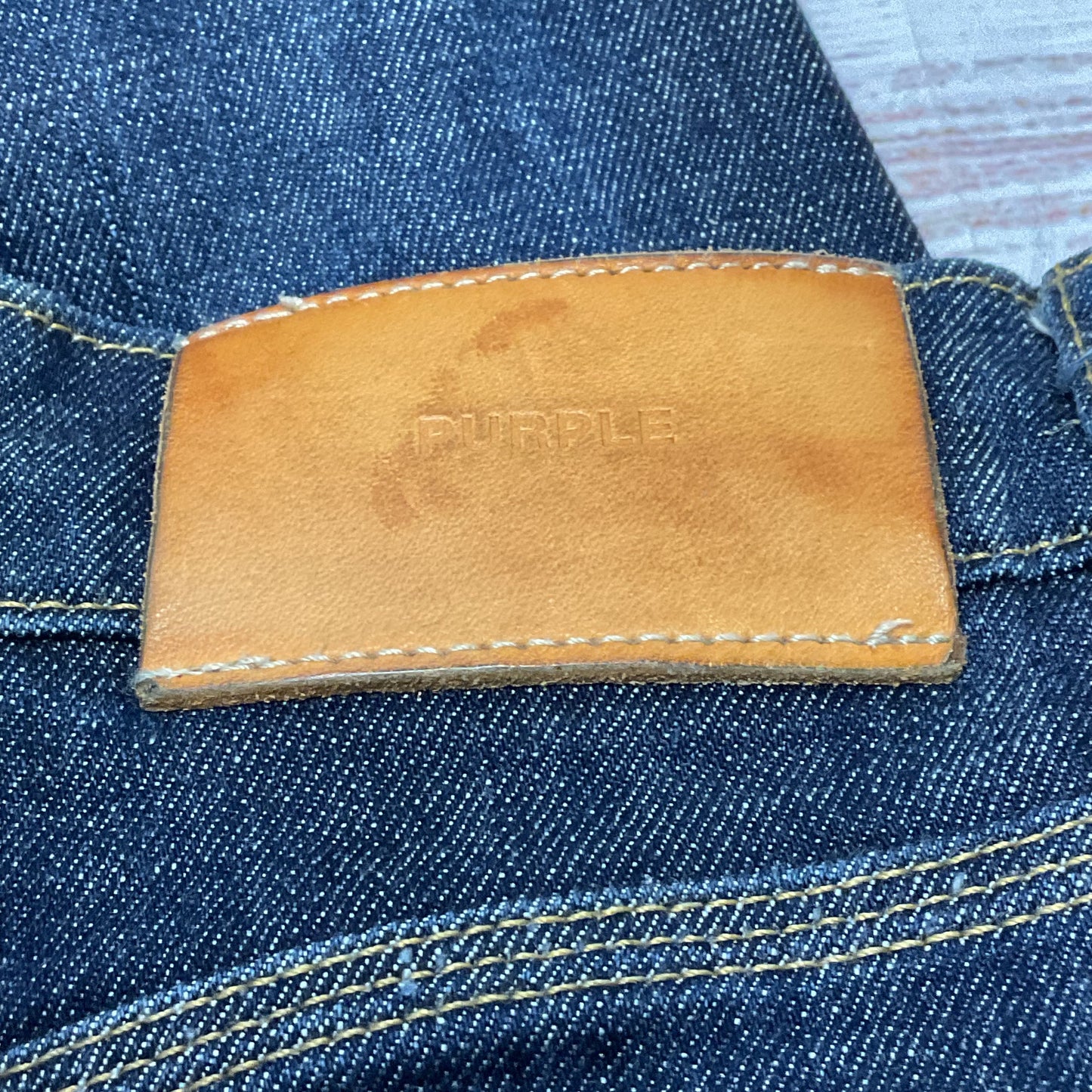 Purple P001 Blue Stretch Jeans Pants - Size 32