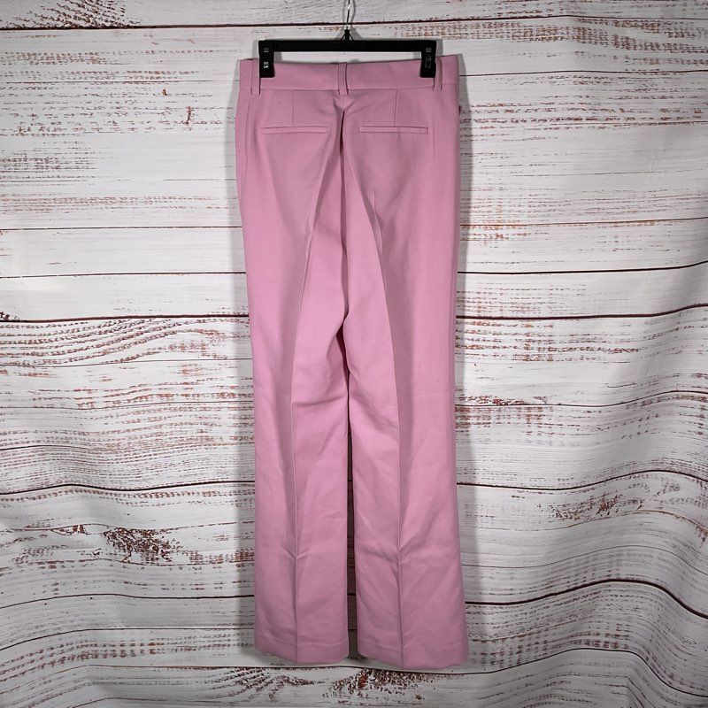 NWT Reiss Aura Pink Tailored Pleated Flare Trouser Pants Size 6 MSRP $285