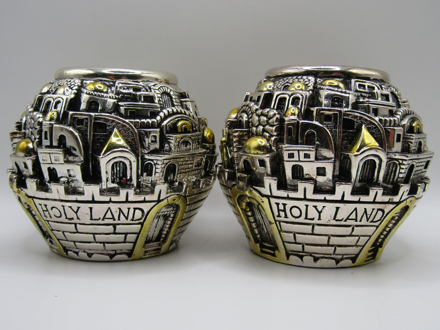 Holy Land Electroform Sterling Silver Jerusalem Cityscape