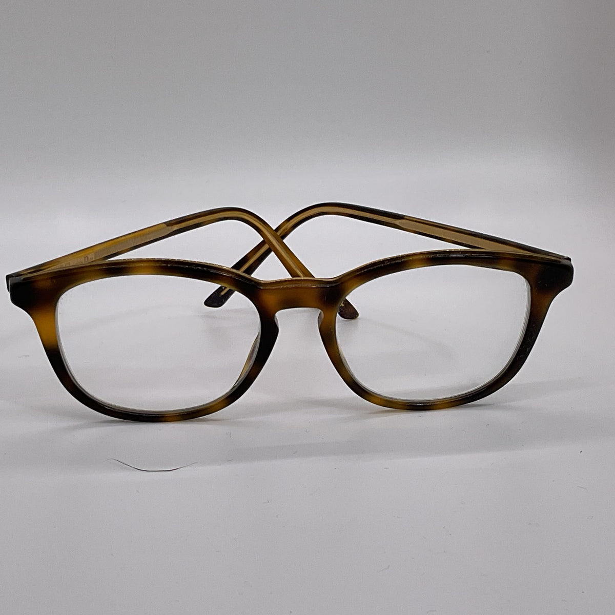 VTG. CHRISTIAN DIOR N40 Unisex Brown Tortoise Eyeglass Frames- FRAMES ONLY