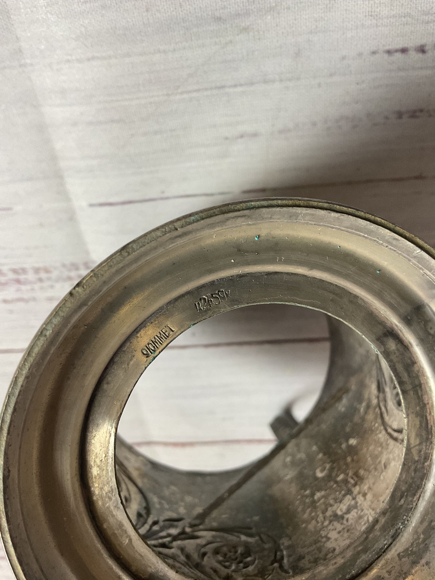 Giommet Pair Of Russian Tea Holder Cups Silverplated