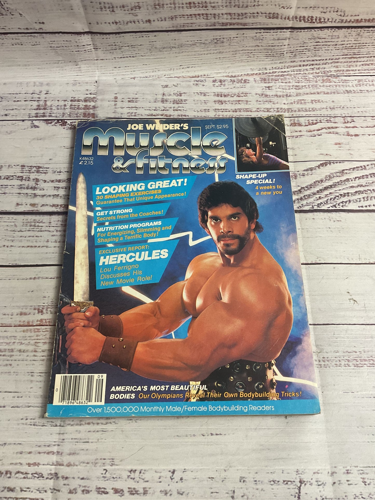 Vintage Joe Weiders Muscle & Fitness Magazine September 1982 Issue