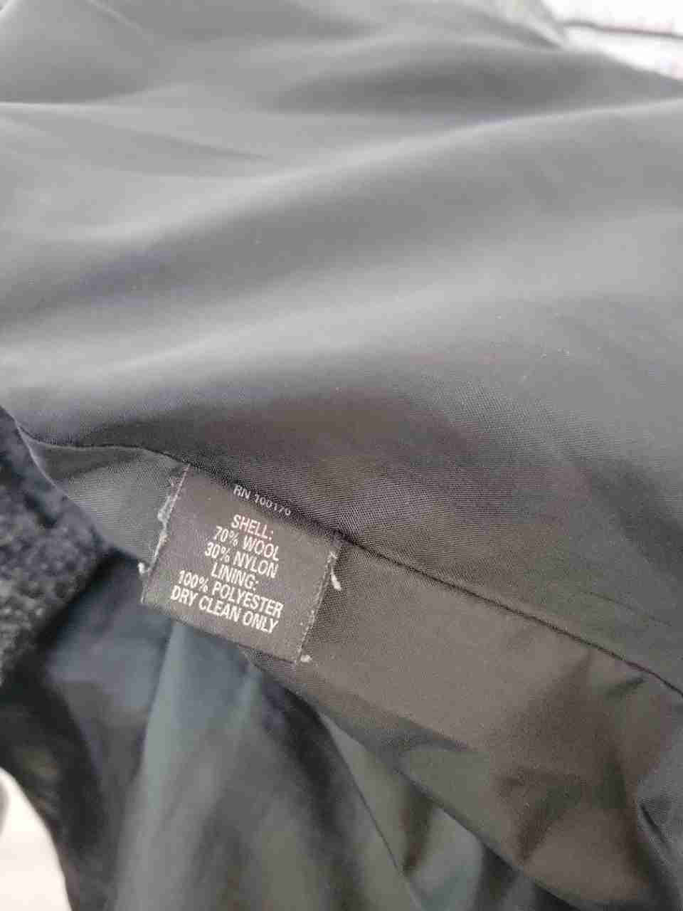 Women's Sandro Charcoal Gray Tweed Coat Size 10