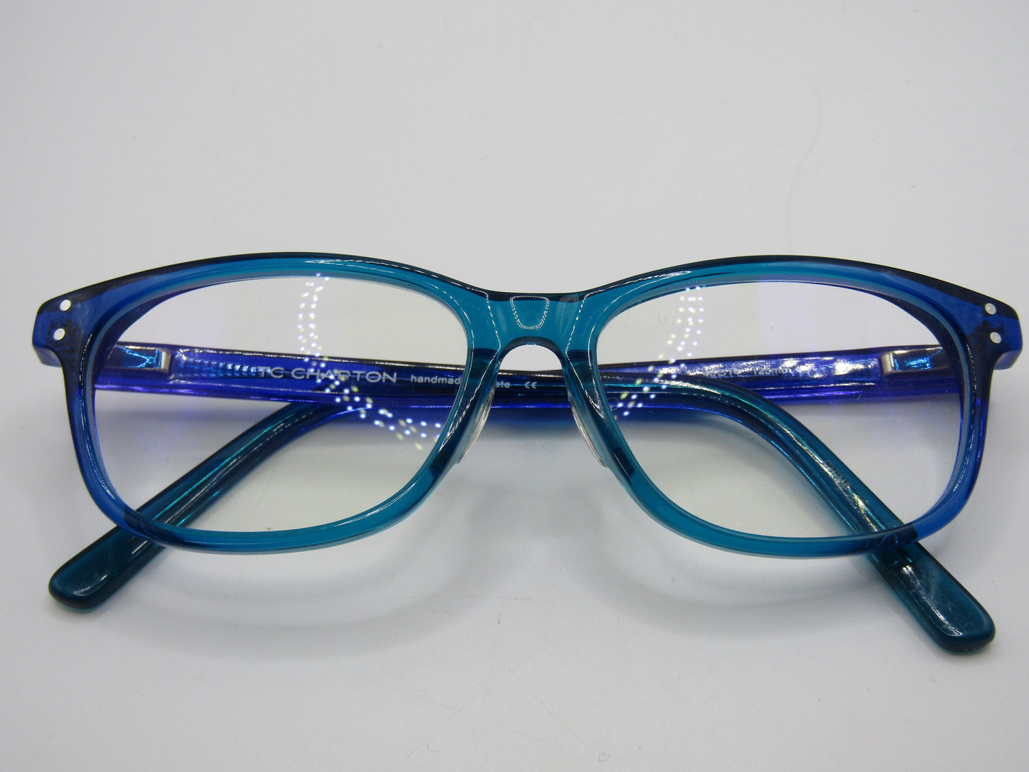 TC Charton Bella Blue Acetate Eyeglasses Frame