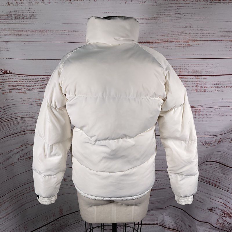 Sandro H18 Titan White Down Puffer Jacket - Size 36