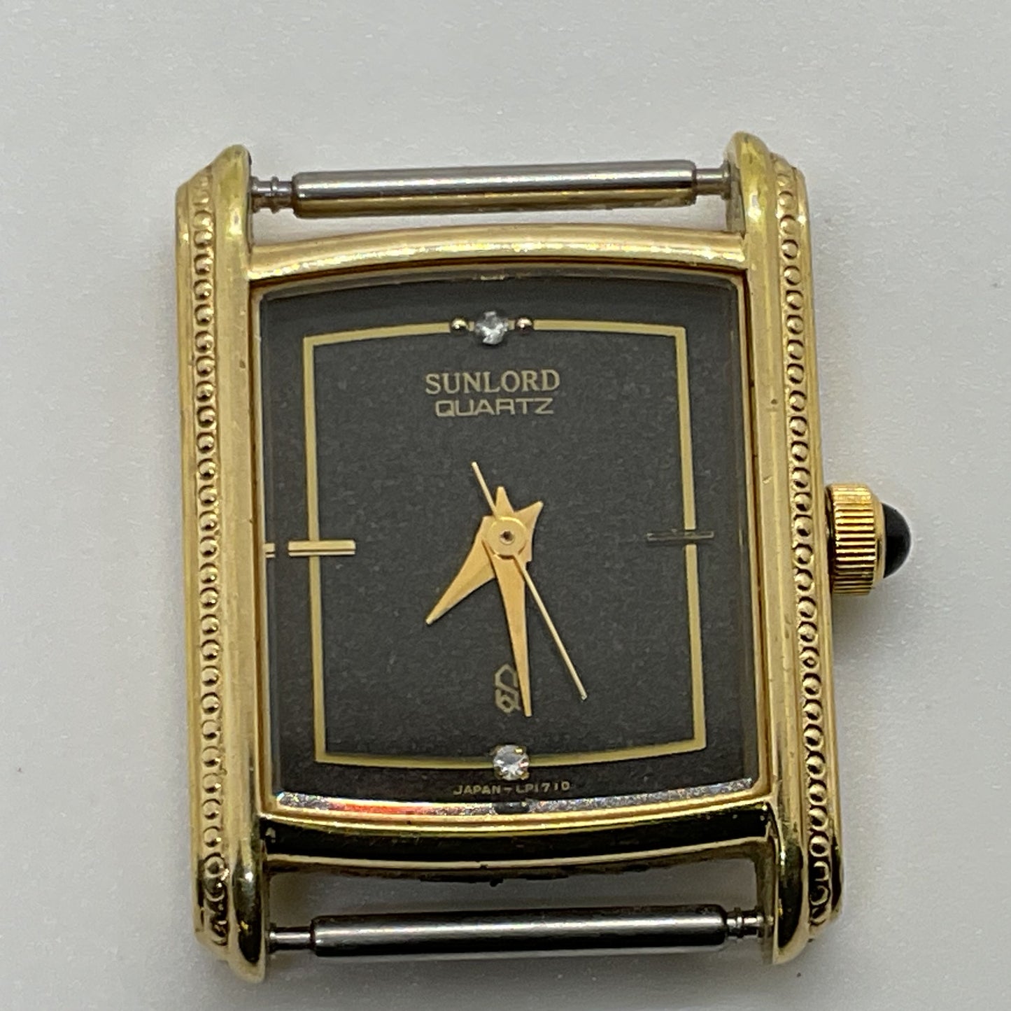 SANFORD Quartz LP1710 Gold Plated Watch Case- NO BAND