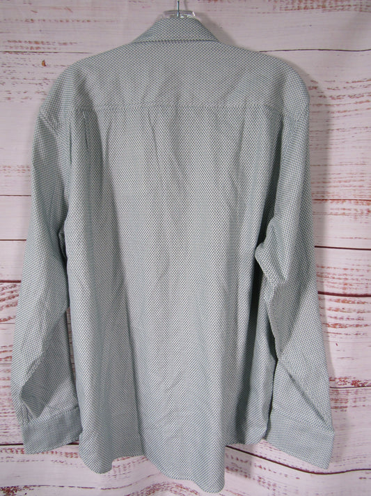 Tommy Bahama Sarasota Stretch Ventura Coast Dark Spa Shirt Size L
