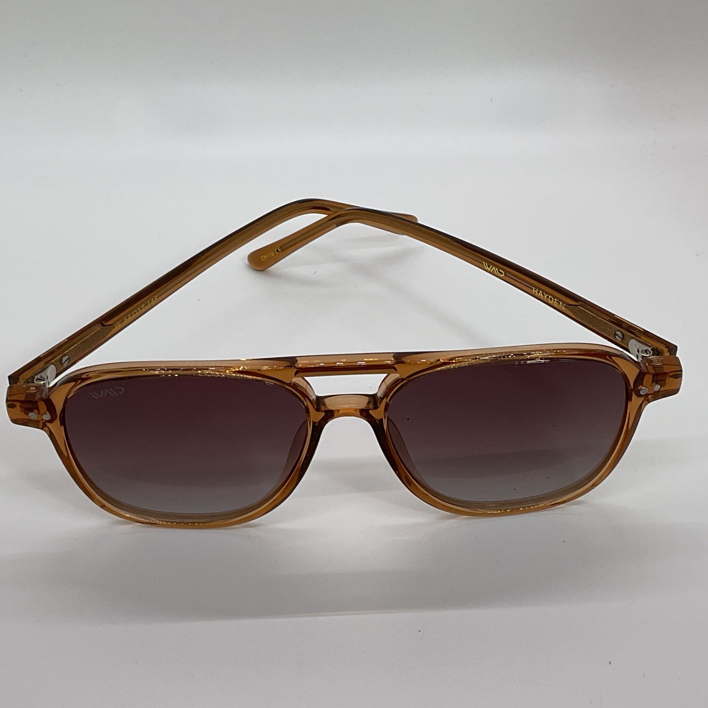 WMP Avi012 Hayden Women's Clear Brown Sunglasses- 54[ ]17 145