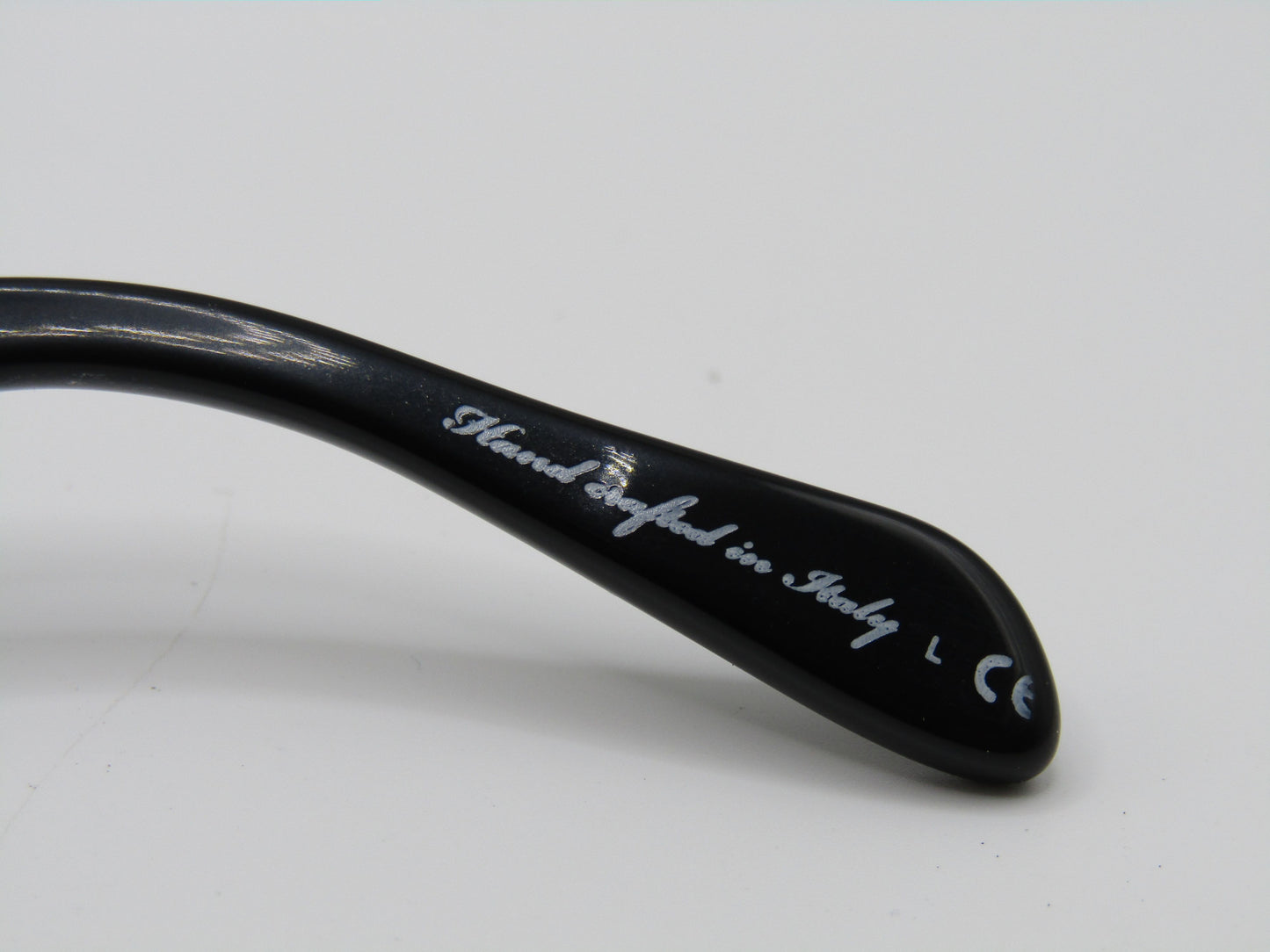 Oliver Peoples James Black Rectangular Eyeglasses Frame Hand Crafted in Italy