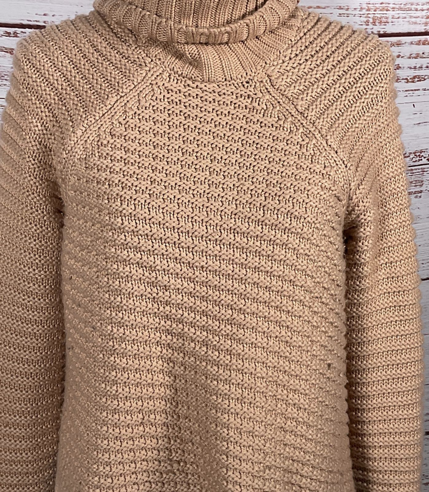 Mason by Michelle Mason Cropped Chunk Sweater Beige S