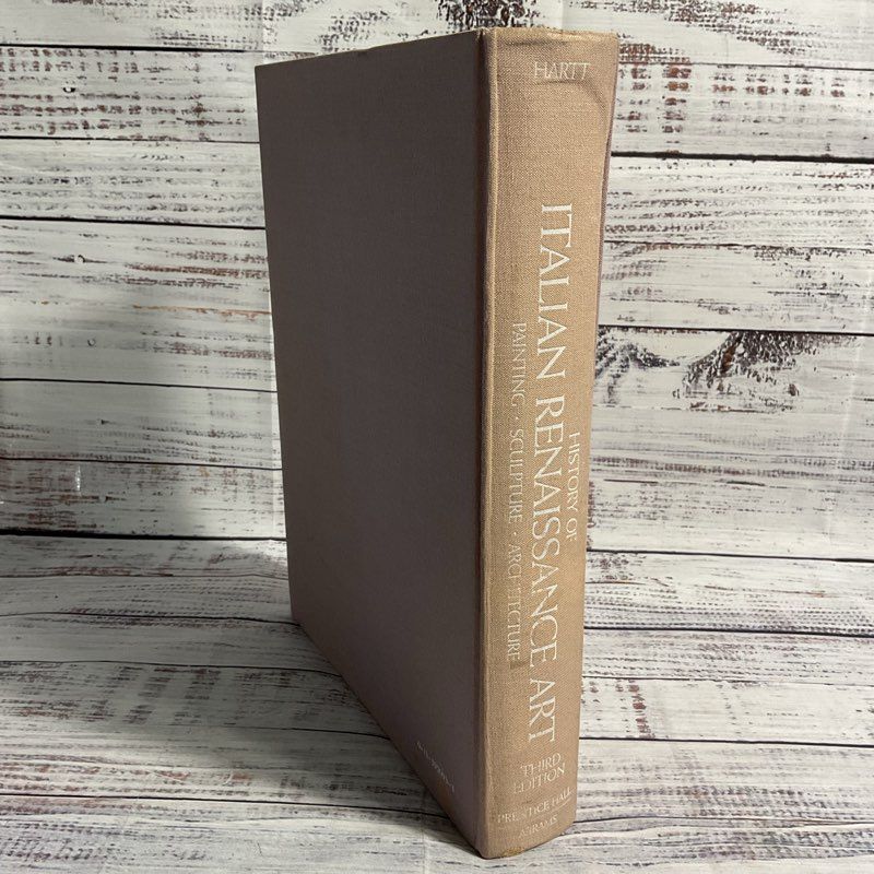 Hartt History Of The Italian Renaissance Third Edition Hardcover Book