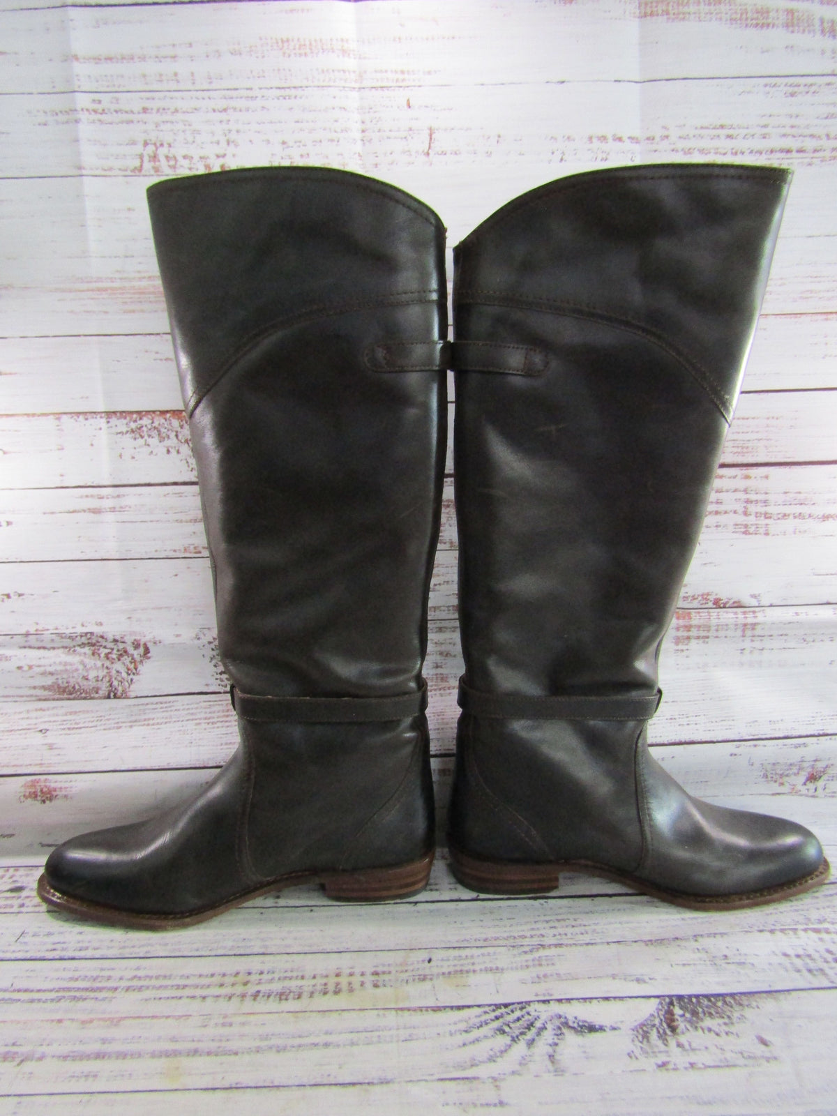 Frye Dorado Women's Brown Leather Knee High Boots Size 8 77561