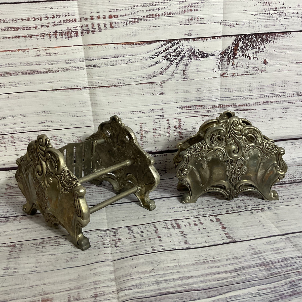 Set of 2 VTG. GODINGER Repousse Knife And Napking Holders