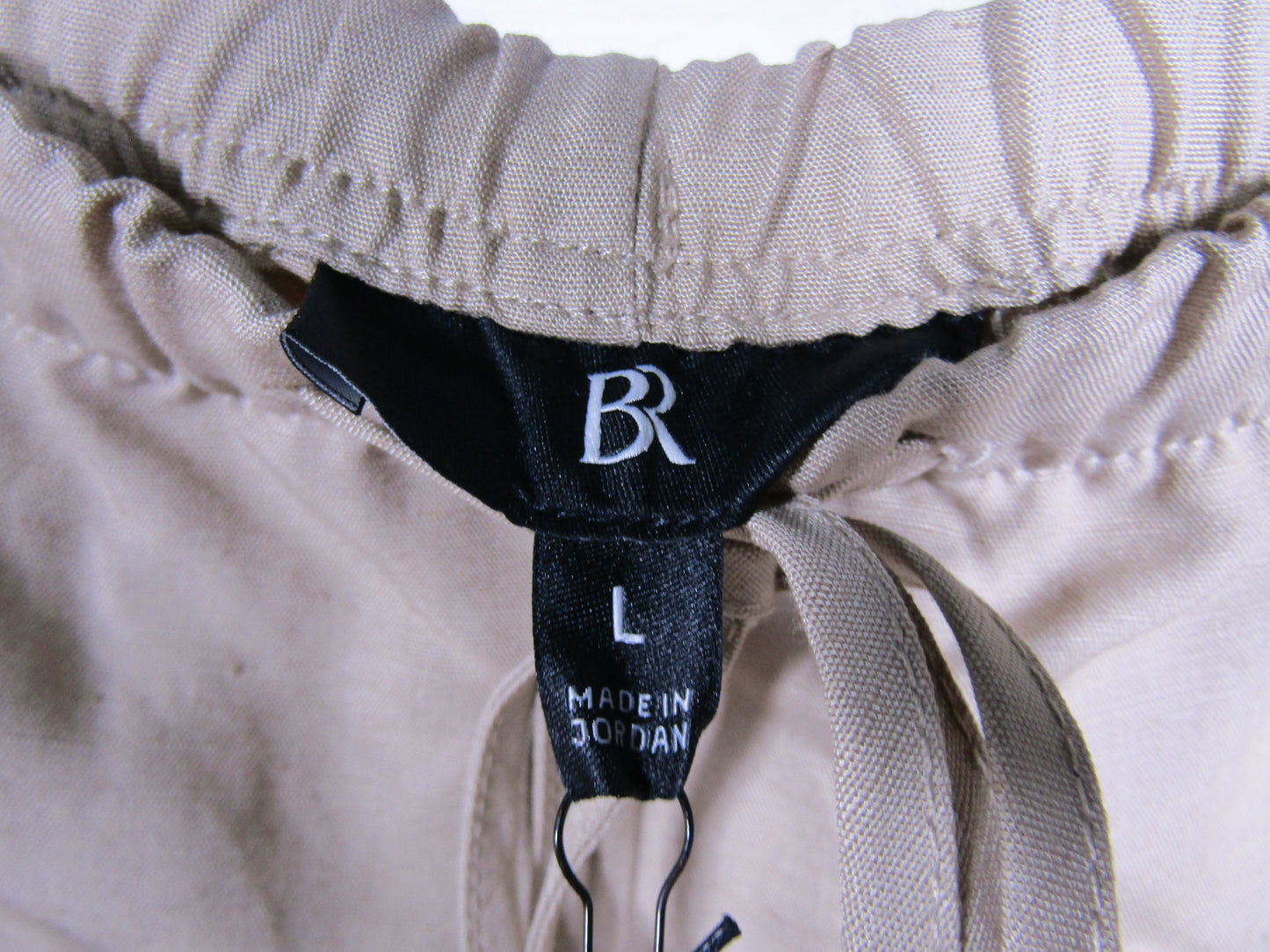 Banana Republic Women's Beige Linen Blend Shorts Size L