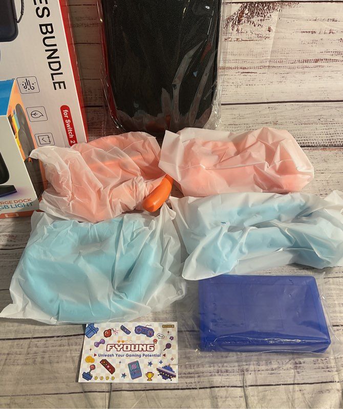 NEW Accessories Bundle for Switch 2 Kit - Console Case- Controller Accessories