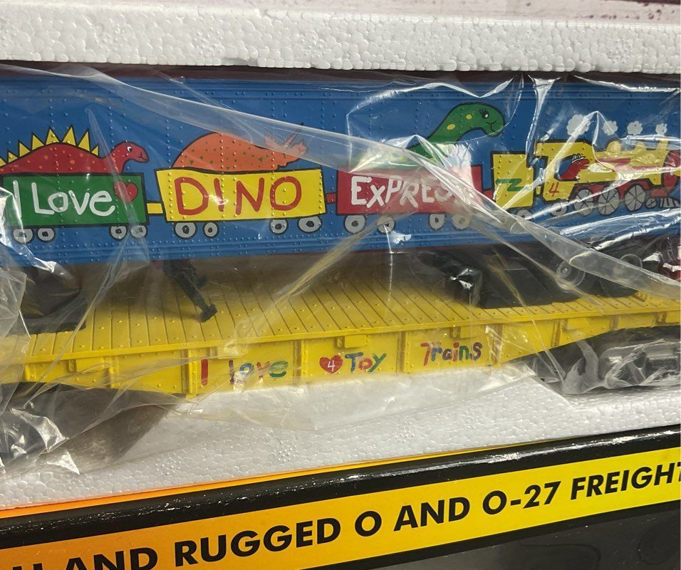 MTH Electric Trains Rail Kings I Love Toy Trains Lot Animals Dino Model Trains