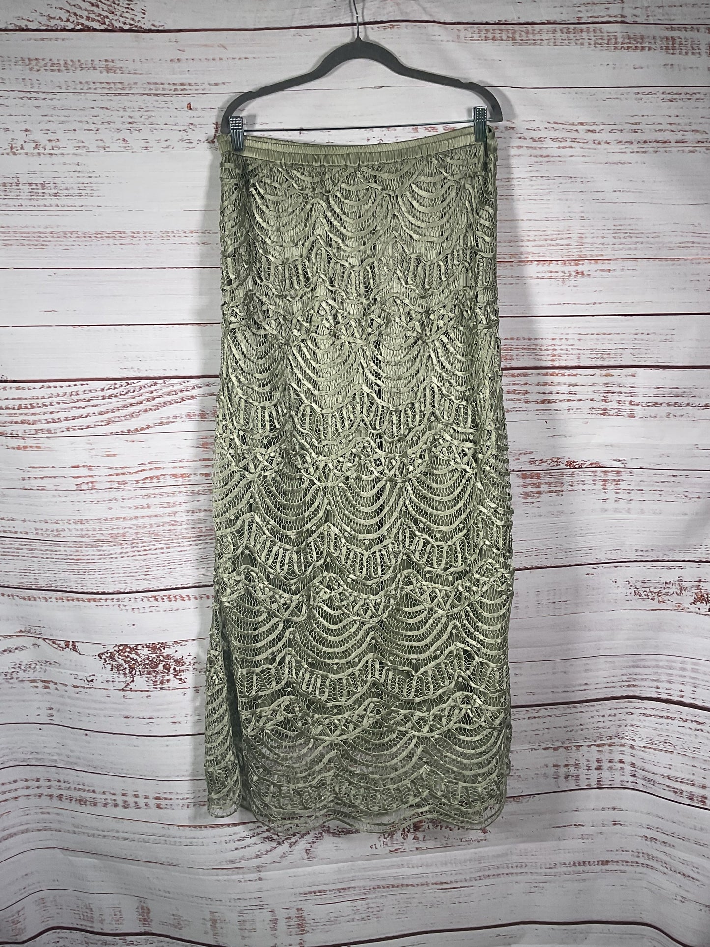 Soulmates Pale Green 3 Piece Skirt Top and Cardigan - Size 2XL