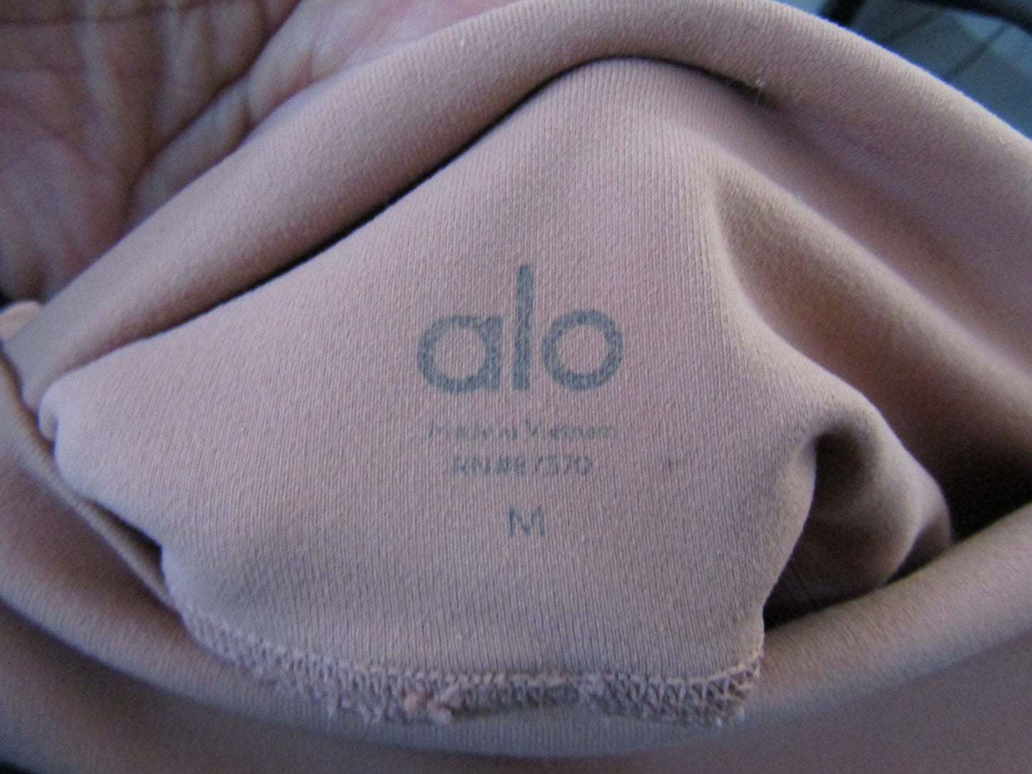 Alo Women's Brown High Waist Motto Leggings Size M