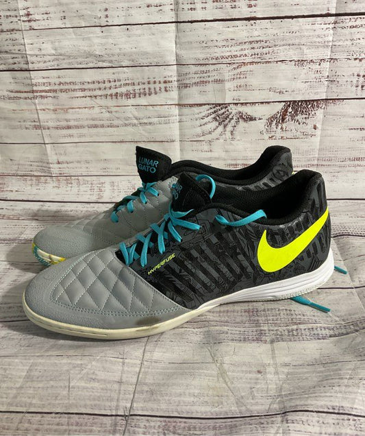 Nike Lunar Gato II Hyperfuse Indoor Soccer Shoes Size 12.5 Men's