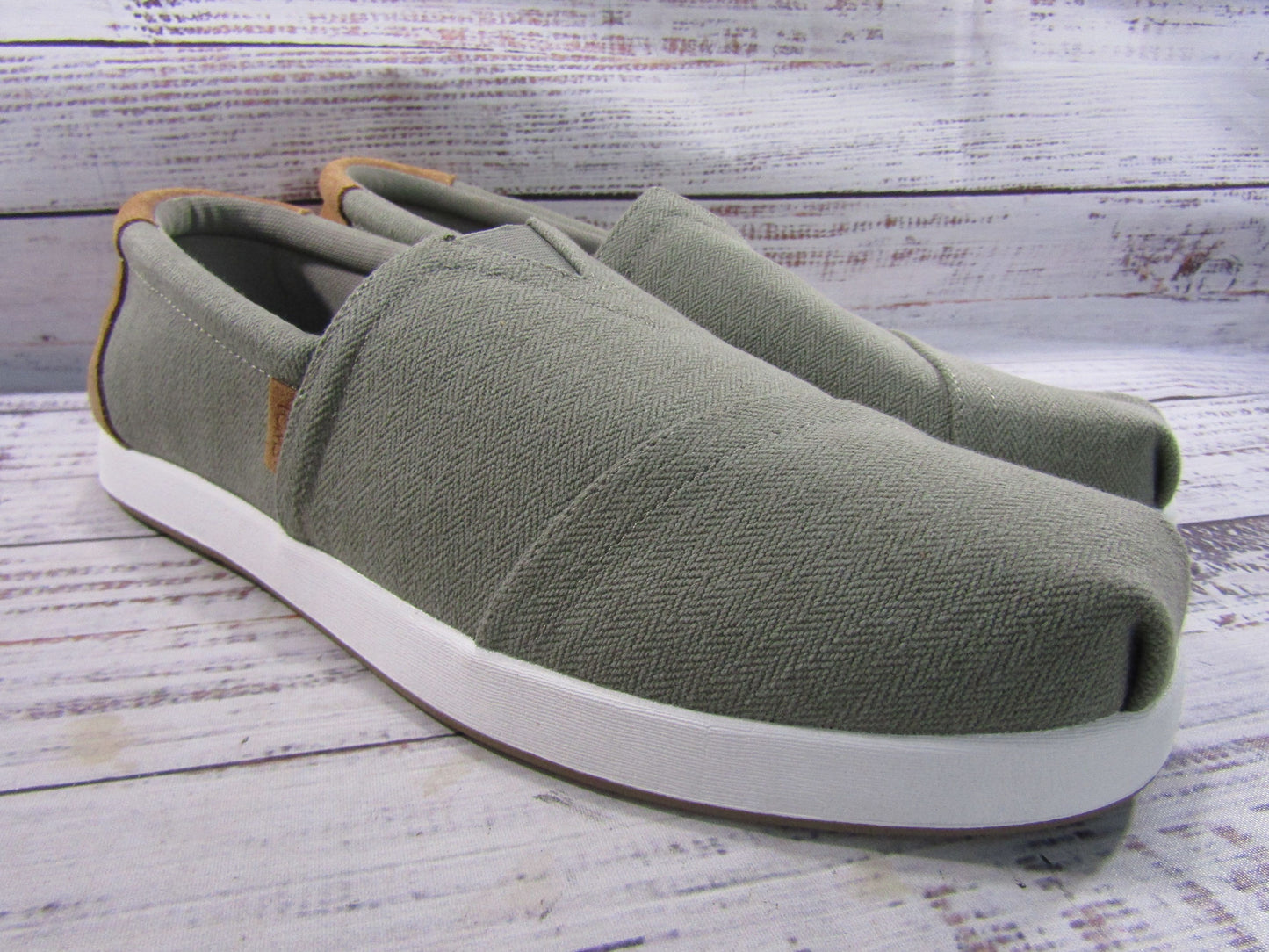 Toms Alp Fwd Men's Green Slip-On Shoes Size 9.5
