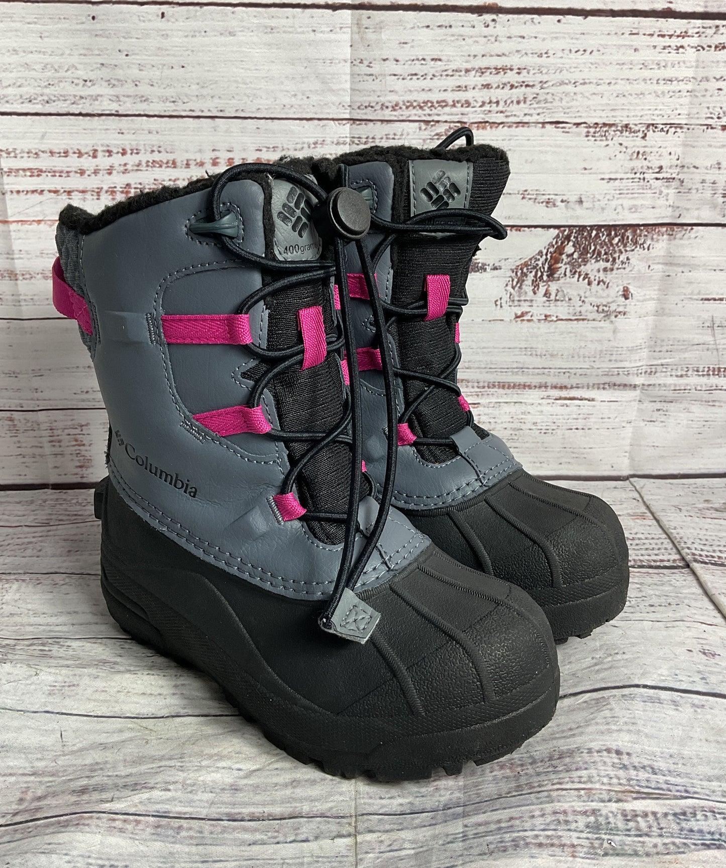 Columbia Bugaboot Celsius Snow Boots Gray Kids 12