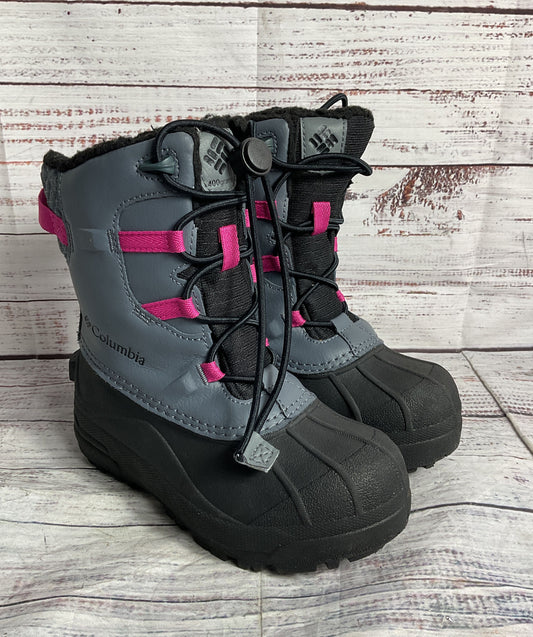 Columbia Bugaboot Celsius Snow Boots Gray Kids 12