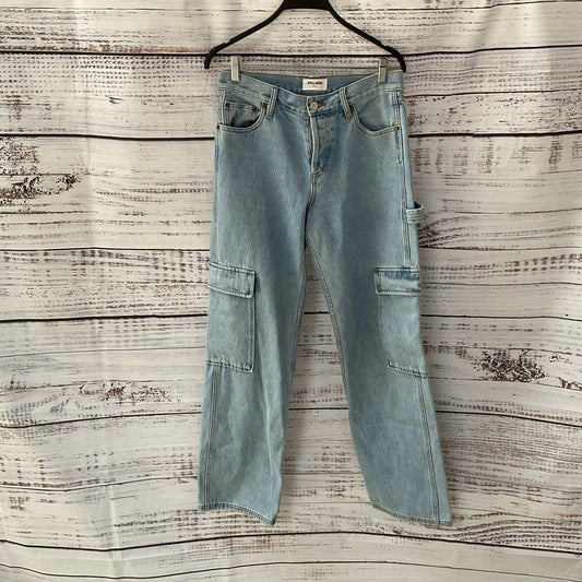 Still Here New York Charlie Cargo Jeans Blue Denim Pants - Size 26